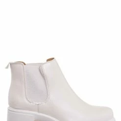 Soda Pioneer Lug Sole Elastic Chelsea Ankle Bootie
