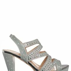 Forever Link System82 Rhinestone Crystal Open Toe Sandal - Women Ankle Strap