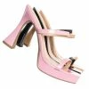 Delicious Radical Hourglass High Heel Slipper, Women Dress Sandal New