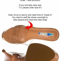 Liliana Mafia4 Clear Perspex High Heel Platform - Women Dance Shoes