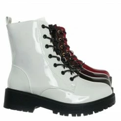 Forever Link Chief88 Classic Lace Up Combat Boots - Men Women Ankle Bootie