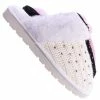 Bamboo Snuggle06 Furry Flatbed Sweater Moccasin Slipper -Women Knitted Fur Winter Slide New