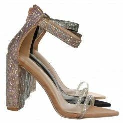 Liliana Casatti3a Rhinestone Dress Sandal - Women Evening Cocktail Party Shoes New