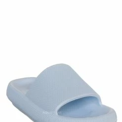 Forever Link Meek02 Lightweight Pillow Slide, Womens Flat Sandal