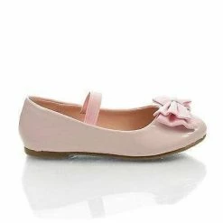 JessieIISQ By Happy Soda, Infant Girl's Mary-Jane Round Toe Ballet Flat W Bow. New Shoe