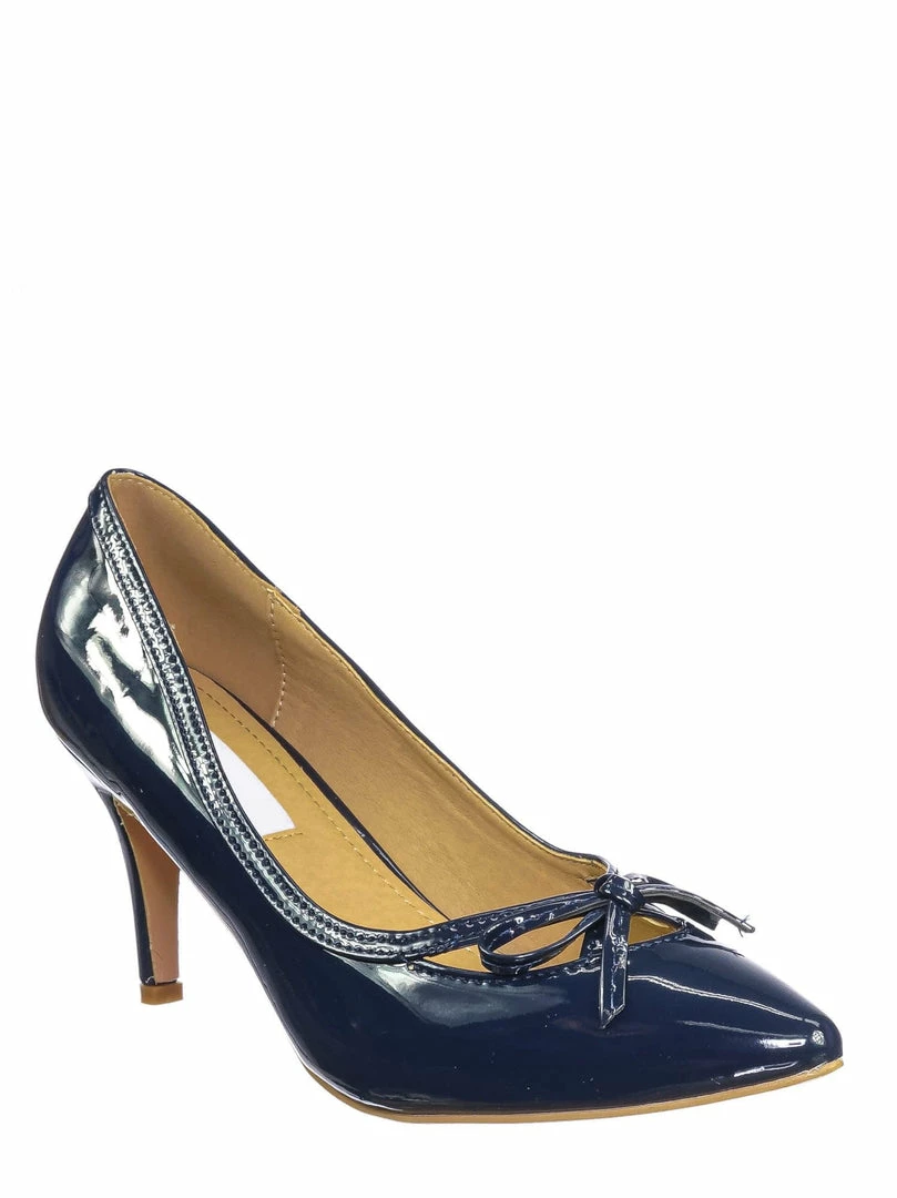 Forever Link New Sanzi7 Classic Stiletto High Heel Dress Pump - Womens Cut Out Pointed Toe Shoe