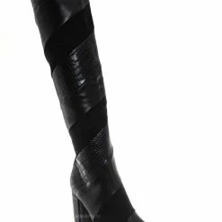 Bamboo New Bellflower25 Faux Fur Lined Knee High Dress Boots