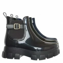 Forever Link Foothill2 Chelsea Rain Bootie - Men Women Belted Strap Water Shoes New