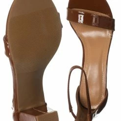 Top Moda Hannah1 Chunky Heel Two Piece Sandal - Women Evening Open Toe Dress Shoes New