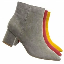 Bamboo Rapid01 Pointed Toe Block Heel Dress Bootie - Women Chunky Heel Ankle Boots