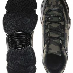 La Shailah Flow29 Chunky Translucent Clear Bottom Sneakers New