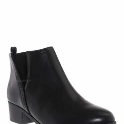 Soda Rapid Slip On Cut Out Bootie - Western Chelsea Split Shaft Ankle Boot
