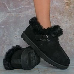 Forever Link Annie52 Faux Fur Shootie Slipper - Men Women Shearling Bootie
