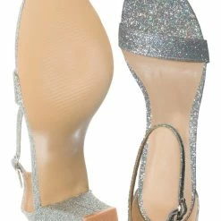 Forever Link Rise7 Glitter Block Heel Sandal - Women Dance Shoes