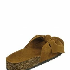 Forever Link Berk24 Molded Footbed Slipper Sandal - Women Comfort Contour Cork Slip On Shoes