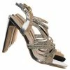 X2B New Ally5 Rhinestone Crystal Block Heel Dress Sandal, Womens Dance Shoes