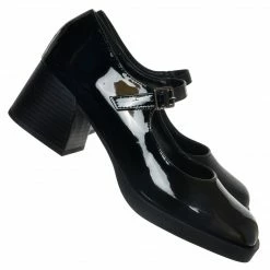 Soda Lance Block Heel Mary Jane Pump - Women Ankle Strap Dress Shoes New