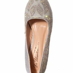 Blossom New Kinko Rhinestone Glitter Hidden Platform Pump - Women Heel