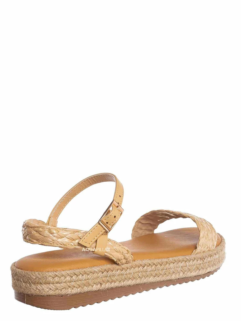 Bamboo New Superb32 Espadrille Flatform Sandal, Womens Lucite TieDye Padded Shoes
