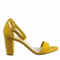 Bamboo Striking01 Retro Chunky Block Heel Sandal - Womens Open Toe Two Piece Dress Shoe