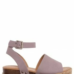 Soda Topic Espadrille Jute Rope Wrap Platform Flatform Rubber Shark Tooth Flat Sandal