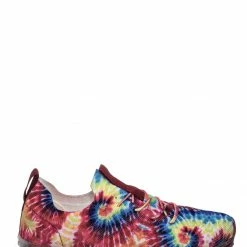 Forever Link Flow19 Stretch Elastic Mesh Sneaker - Festival Lace Up Rubber Air Bubble Cushion