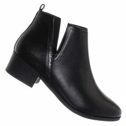 Soda Rapid Slip On Cut Out Bootie - Western Chelsea Split Shaft Ankle Boot