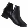 Soda Rapid Slip On Cut Out Bootie - Western Chelsea Split Shaft Ankle Boot