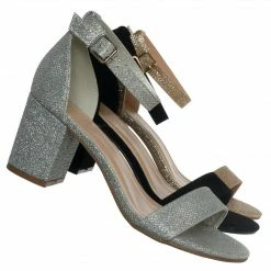 Top Moda Delia1 Block Heel Two Piece Sandal - Women Dress Shoes