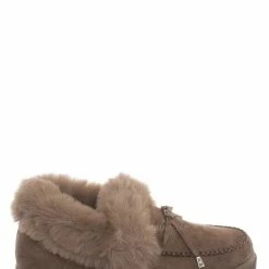 Bamboo Cozette20 Furry Mocassin Bootie Slipper - Women Fluffy Platform Shoes New