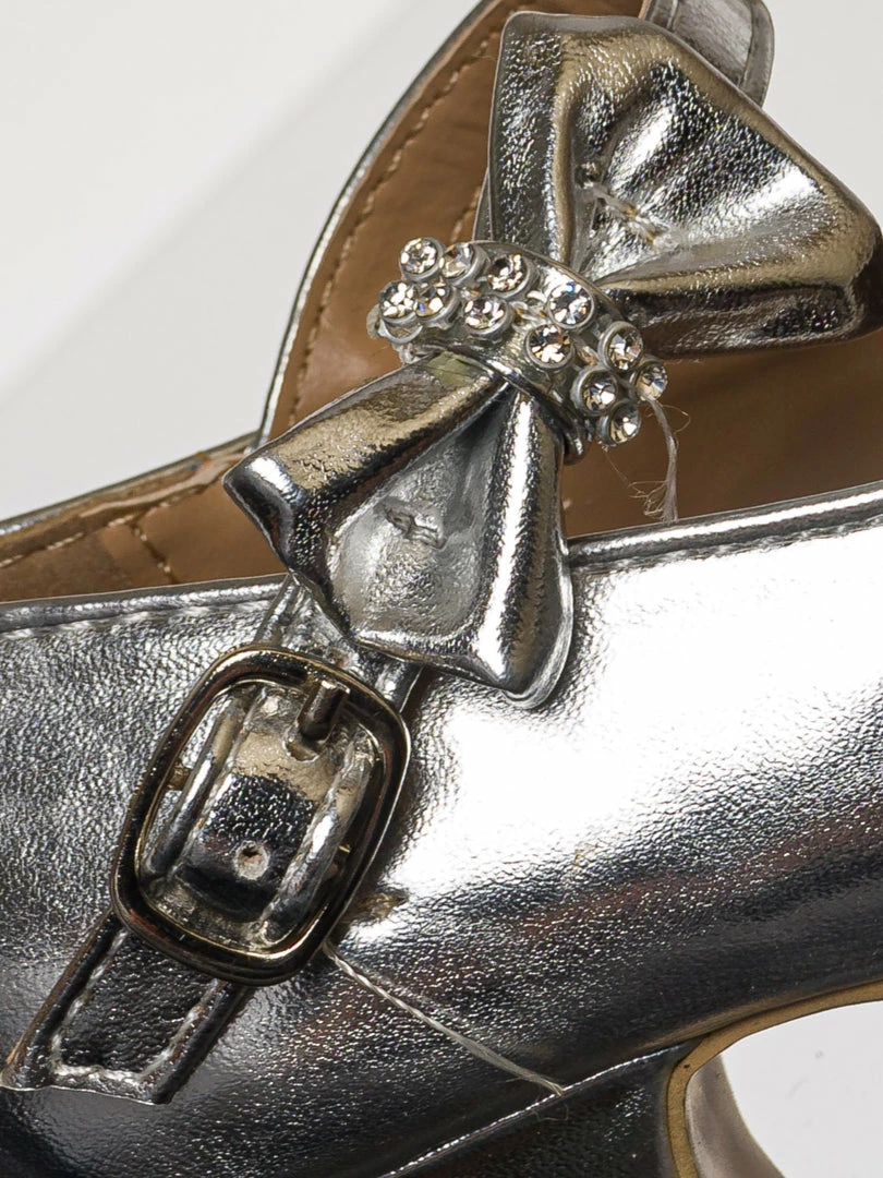 Forever Link New Dana62K Children Girl Rhinestone Round Toe Mary-Jane Dress Pump W Platform