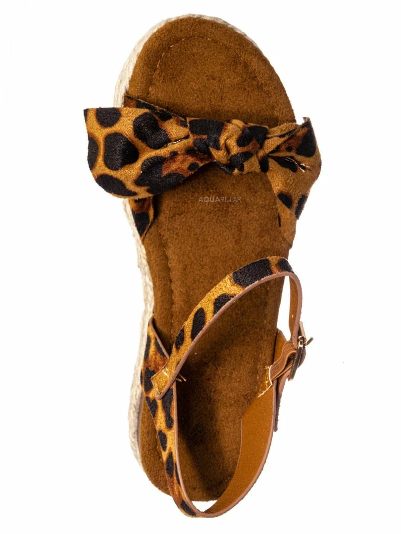 Forever Link New Sensational32K Girls Espadrille Flatform Sandal - Children Thread White Platform