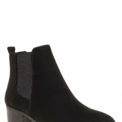 Soda New Teapot Chelsea Ankle Bootie On Chunky Block Heel