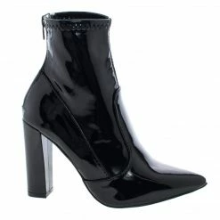 Eloise1 By Liliana, Ankle Booties On Block High Heel Dress Boots New