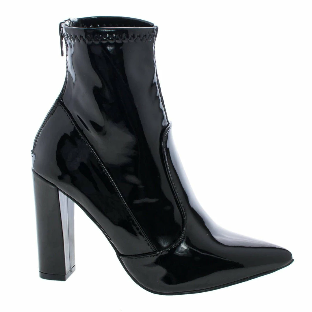 Eloise1 By Liliana, Ankle Booties On Block High Heel Dress Boots New