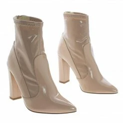 Eloise1 By Liliana, Ankle Booties On Block High Heel Dress Boots New