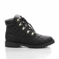 New Timbo3 By Liliana, Quilted Lace Up Ankle Boots