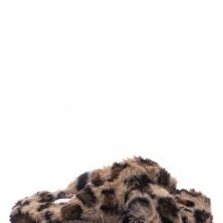 Little Angel Ben25K Childrens Furry Slipper - Little Girls Flat Slip On Sandal Faux Fur