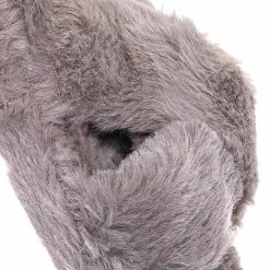 Little Angel Ben25K Childrens Furry Slipper - Little Girls Flat Slip On Sandal Faux Fur