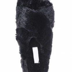 Little Angel Ben25K Childrens Furry Slipper - Little Girls Flat Slip On Sandal Faux Fur