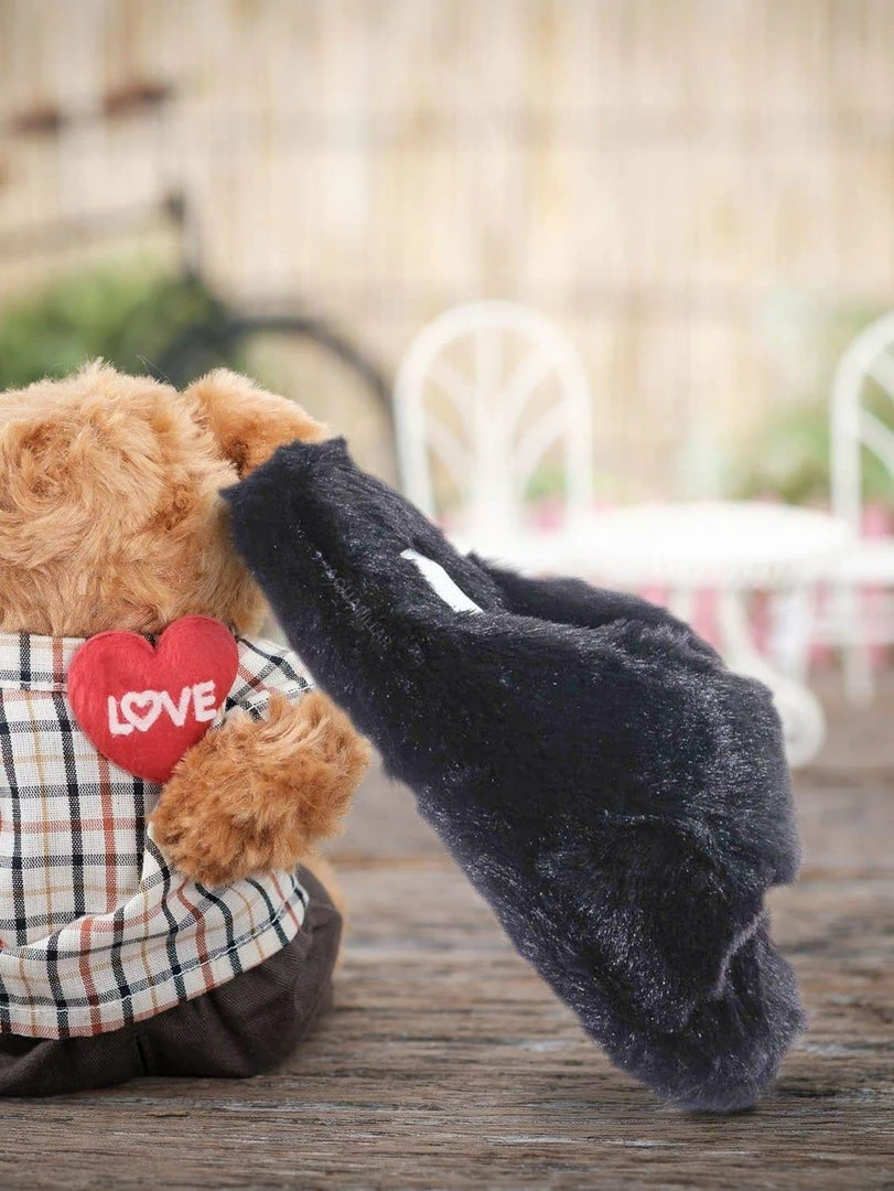 Little Angel Ben25K Childrens Furry Slipper - Little Girls Flat Slip On Sandal Faux Fur