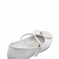 Little Angel New Britt958 Girls Mary Jane Ballet Flat - Kids Bow Rhinestone Crystal Shoes