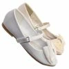 Little Angel New Britt958 Girls Mary Jane Ballet Flat - Kids Bow Rhinestone Crystal Shoes