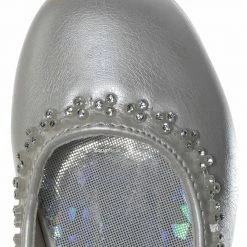 Little Angel Daisy016D Baby Girl Block Heel Mary Jane Pump - Rhinestone Wedding Dress Shoes