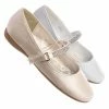 Little Angel Kelly767E Girls Mary Jane Rhinestone Flats - Kids Round Toe Ballerina Shoes New