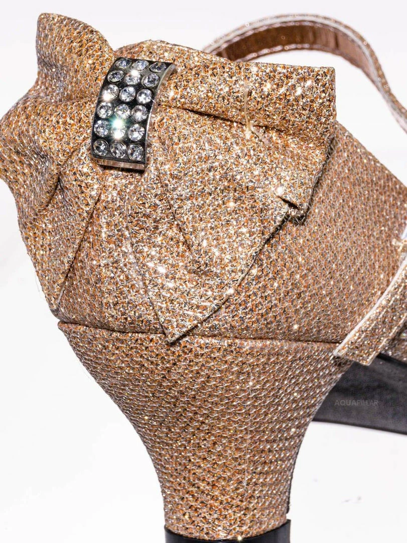 Little Angel Tasha004E Girl Rhinestone Crystal Mary Jane Pump - Kids Block Heel Dress Shoes New