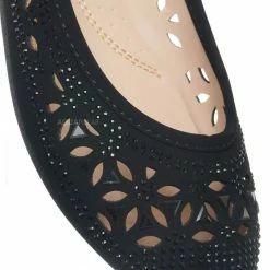 Forever Link Supple65 Rhinestone Crystal Ballet Flat - Women Ballarina Shoes New