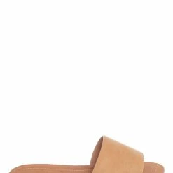 Soda InlineW Wide Width Foam Padded Slide, Women Slip On Sandal