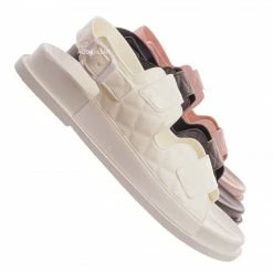 Bamboo Peach02 Molded Footbed Quilted Sandal - Womens Comfort Foam Jelly Padded Shoes New