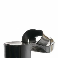 Glaze Delana3 Jelly Block Heel Clogs - Women Slip On Sandal